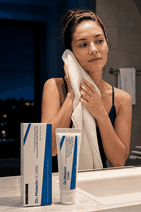 Presentación real de Dr. Melaxin TX Cream para iniciar la rutina nocturna
