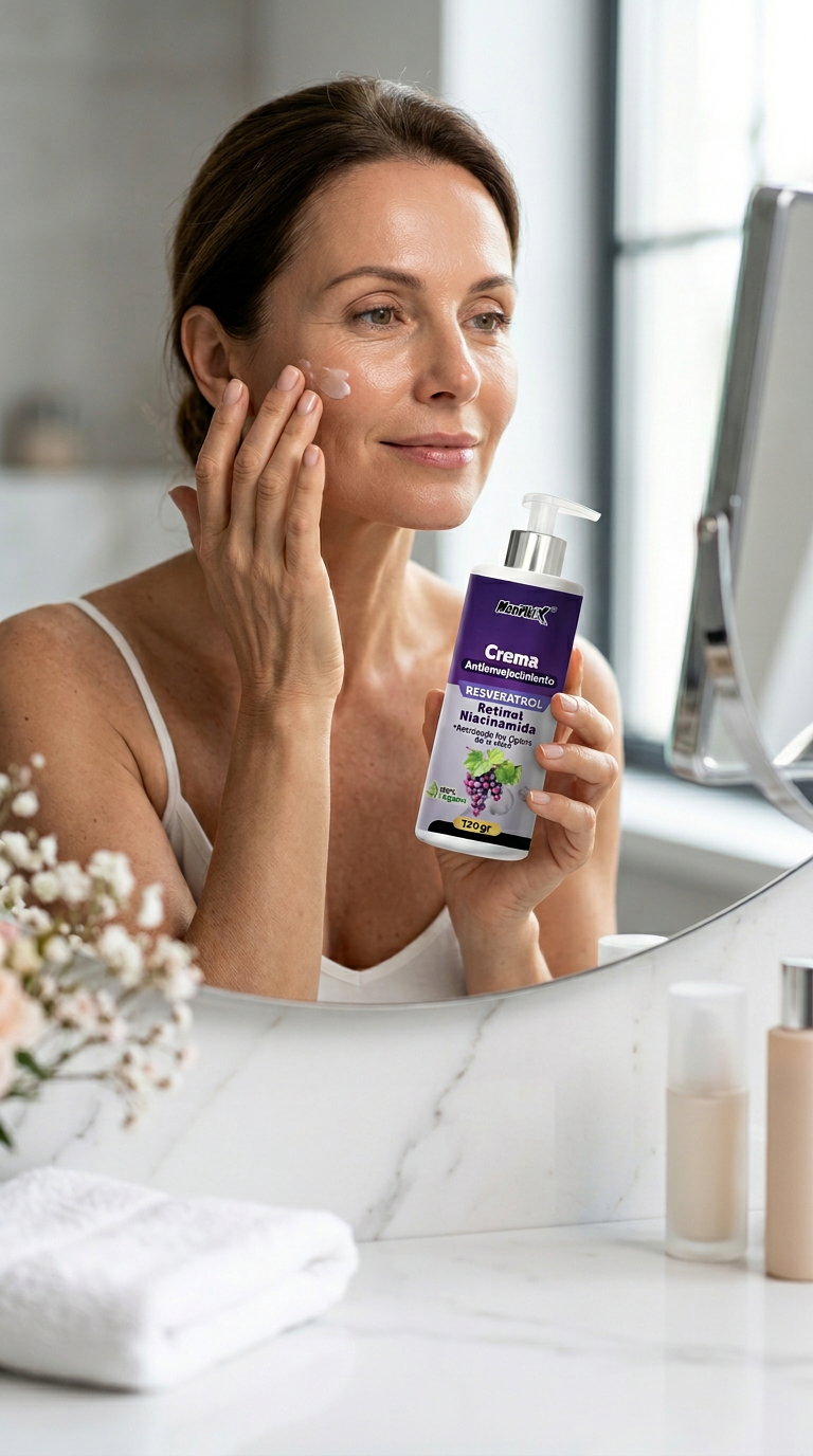 Crema Resveratrol Antienvejecimiento