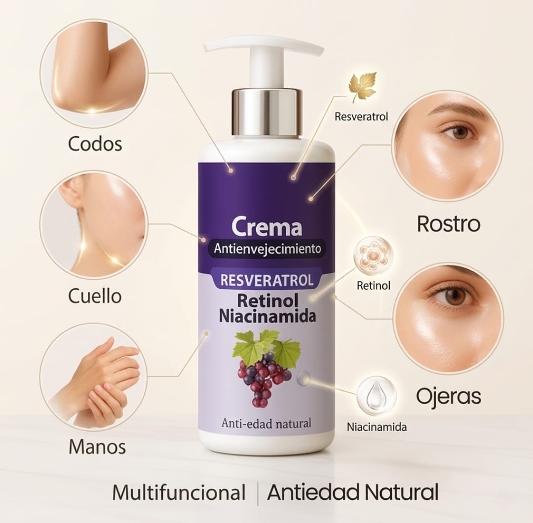 Crema Resveratrol Antienvejecimiento