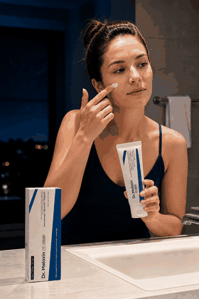 Tubo Dr. Melaxin TX Cream de 60 ml listo para aplicar